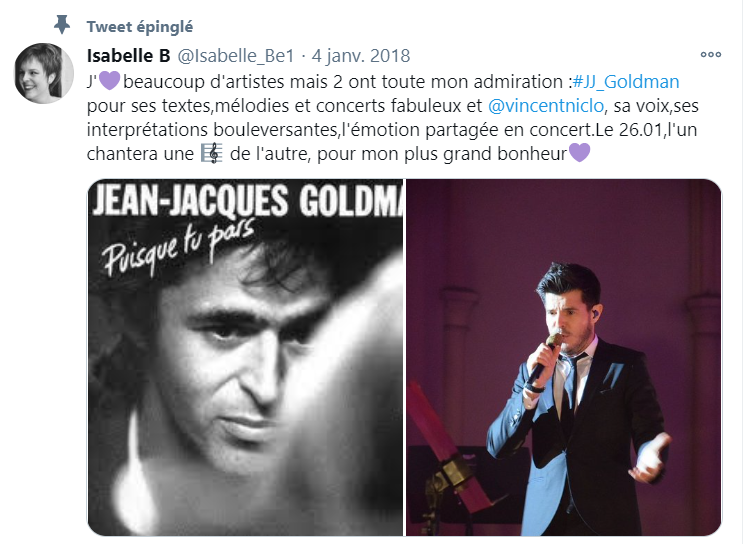 Isabelle_Be1's tweet photo. Il y a bientôt 3 ans que ce tweet est épinglé sur mon mur ... Et aujourd'hui un album  de l'un reprend 2 titres de l'autre pour mon plus grand bonheur. Merci 
@vincentniclo pour cet album #esperanto  étonnant, émouvant et très très très beau https://t.co/vbuXmEVkfK