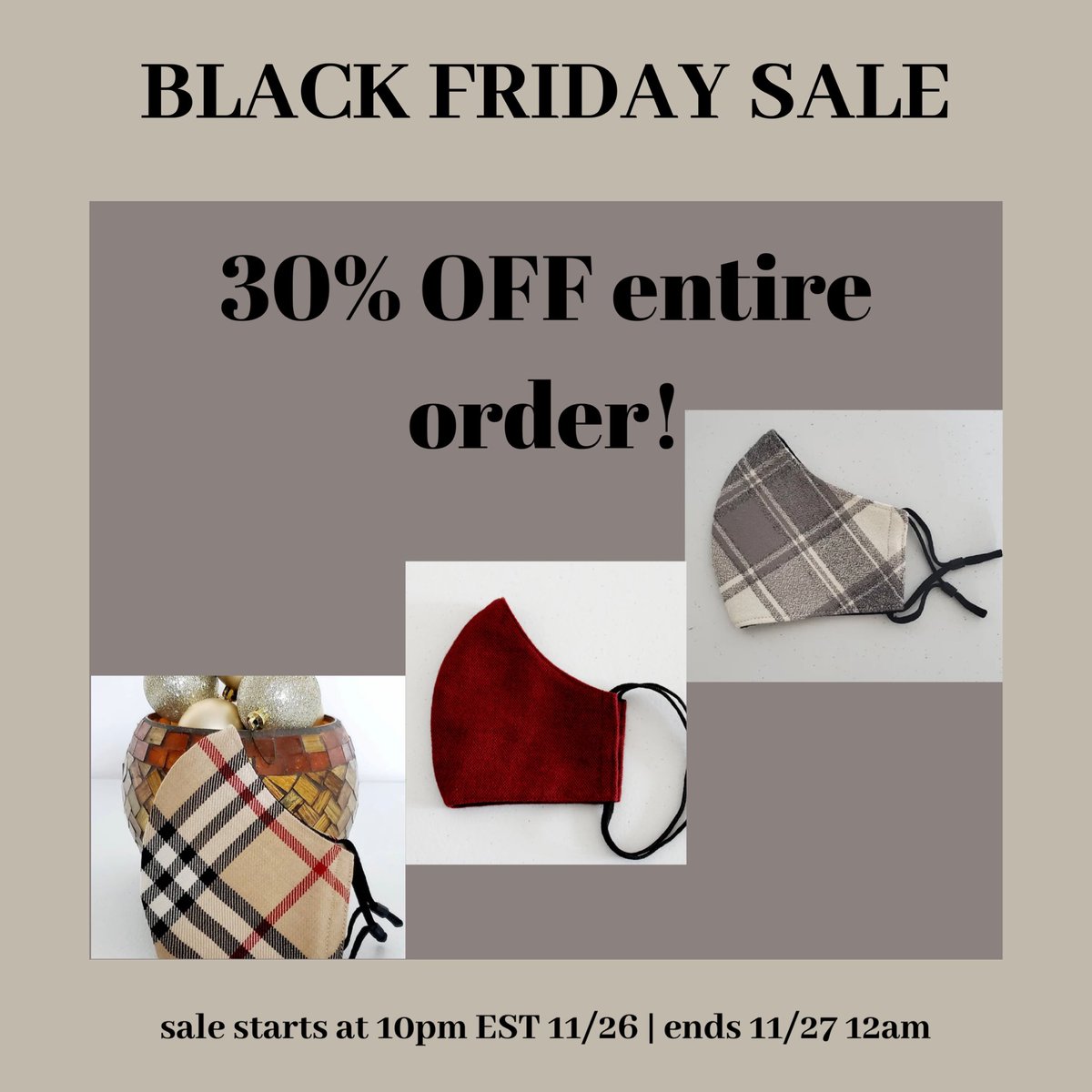 BLACK FRIDAY SALE ❗️Support black owned businesses this holiday season! 

Starts at 10pm EST 
Ends 11/27 midnight 
walkingraceapparel.com