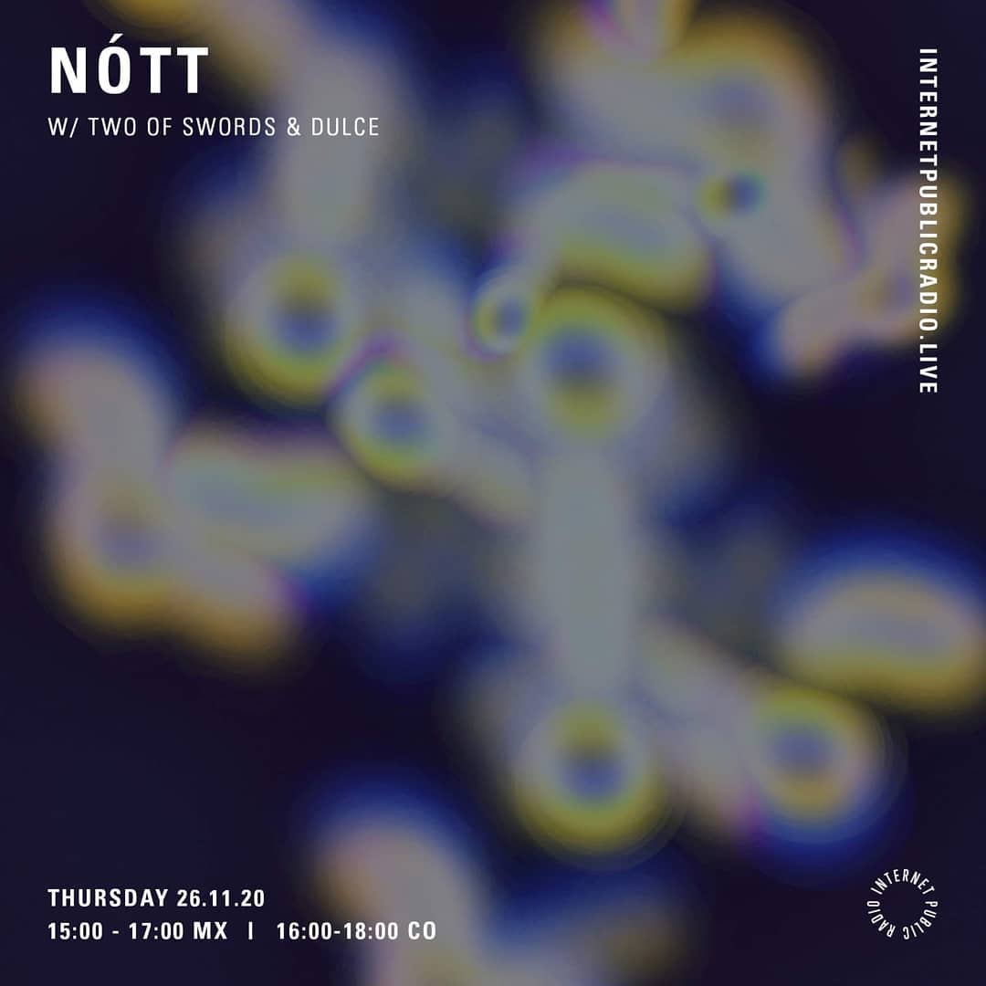 nottla's tweet photo. Lxs invitamos a conectarse en nuestro programa de Internet Public Radio. Estarán sonando desde la capital de Colombia #TwoOfSwords @intransitif92  un dúo increíble de hermanos  #Aquelarre y #Dulce desde el colectivo #AhoraBogotá✨▶️
CONECTESE A: https://t.co/VPhRX58M3H 16:00 H. https://t.co/SpFonna8xR