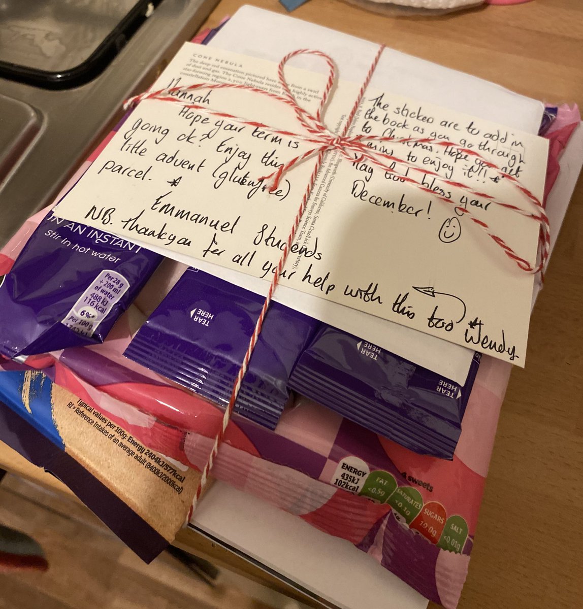 What a nice surprise to come home to after a busy day! Thank you <a href="/EmmanuelCroydon/">EmmanuelCroydon</a> for this lovely advent gift that arrived in the post today ⭐️