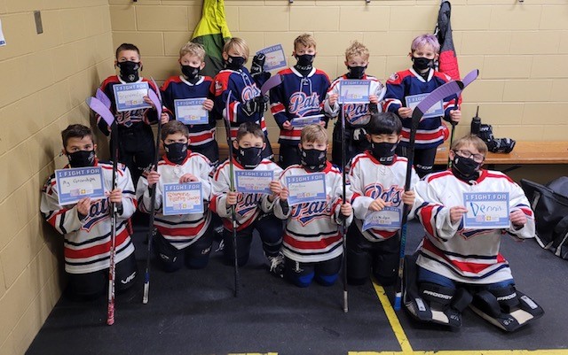 HockeyRegina's tweet photo. Thank you to the U9A Pirates for showing us who you fight for. This is EXACTLY what many of us needed to see today!
Even some Lavender hair....awesome!
#hockeyfightscancer #HFC2020 #positivevibesgoalongway https://t.co/hgemS4QgJB