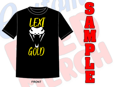 This shirt would only cost $20 + shipping! 
What a deal! 

Contact us today to get your efed characters REAL LIFE MERCHANDISE to represent! 

Lexi Gold is a fantastic character, fantastic writer, check out this t-shirt!

Black Friday deals going through the end of the year!