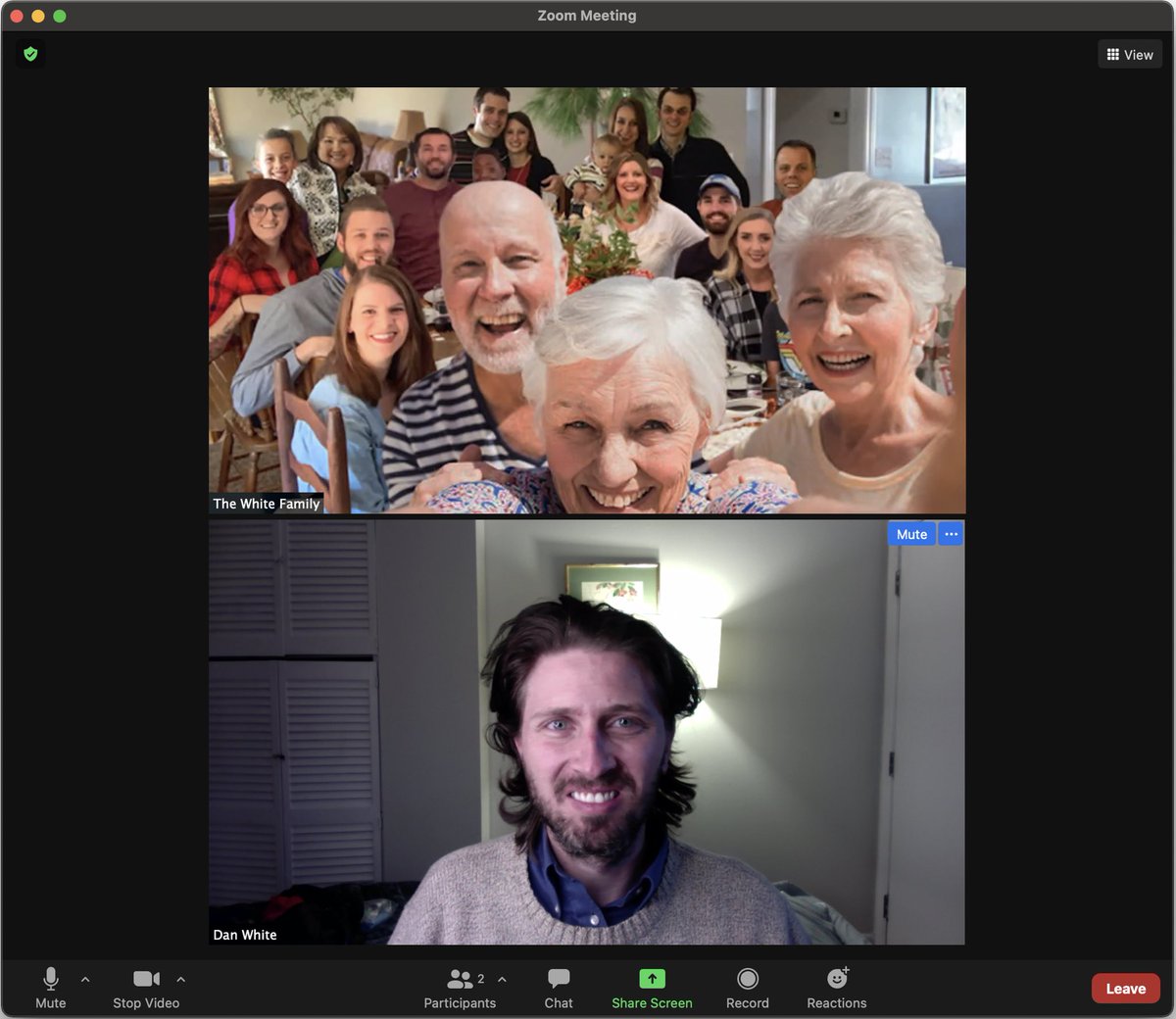 atdanwhite's tweet photo. My family said they wanted to be safe and do “Virtual Thanksgiving” this year. I guess this counts? https://t.co/2IYxLGeSV6