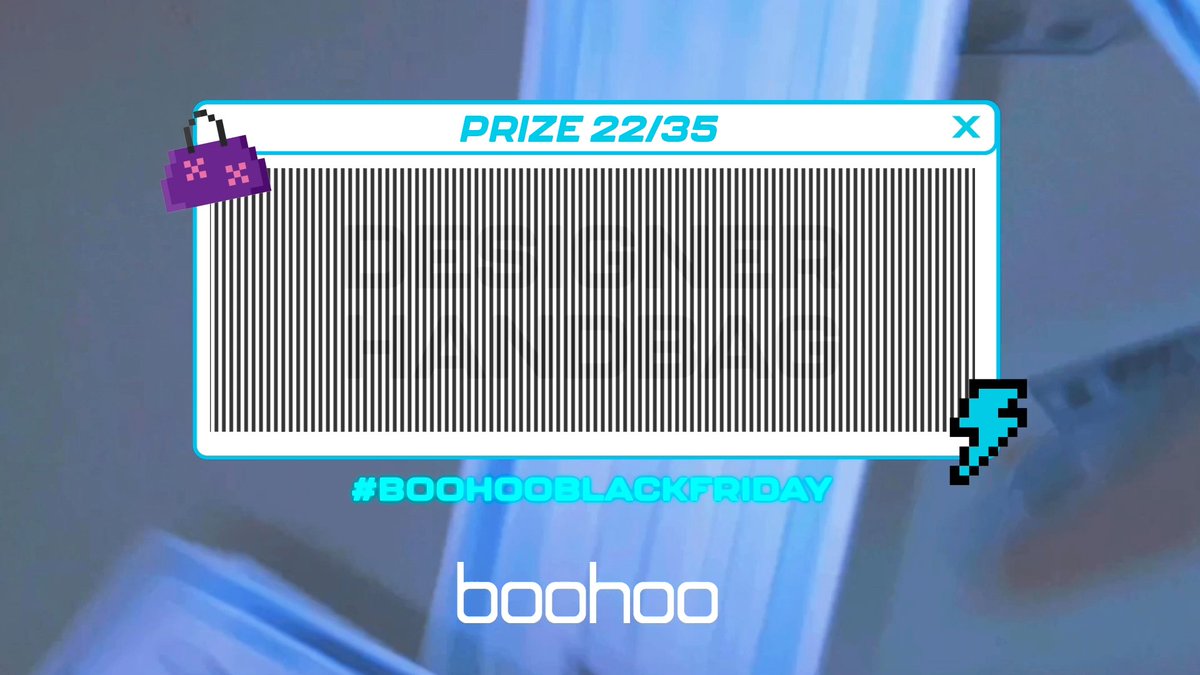 Prize 22: We've hidden the mystery prize in this image. For the chance to win:
1. Like this tweet
2. Reply or Quote Tweet with the hidden prize + #boohooblackfriday 💸

You have 30 minutes to enter! Winner announced in 1 hour.