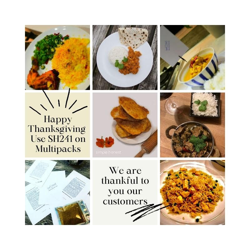 HonestSpice's tweet image. 🦃#HappyThanksgiving! 🦃
Have a great day y'all. Use SH241 on simplehonest.co.uk  ➡️ two for one on multipacks!
Enjoy celebrating all that we have to be thankful for and being creative in showing others thankfulness ❤️