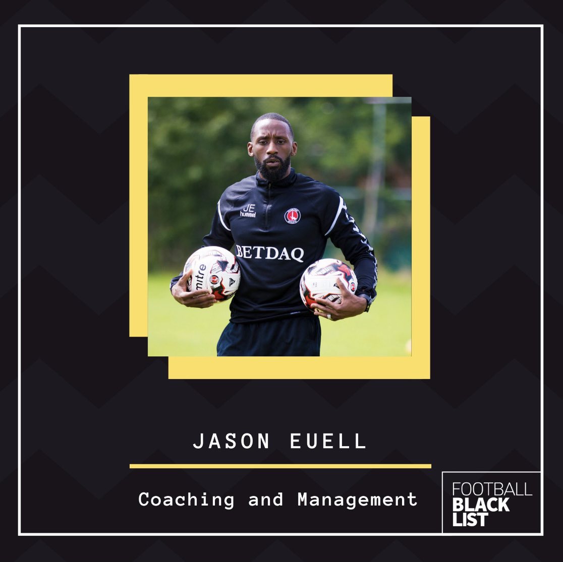 Proud & honoured to have made this year's Football Black LIst in the Coaching & Management category.
Thanks to those that nominated me & a big thank you to @Leon_Mann & @Hindsight4Sport 

🙏🏽 #FootballBlackList #FBL2020