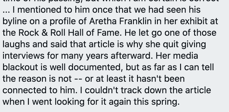 I am so grateful to everyone who has reached out.Thank you to those who knew him who have reached out to share memories.Thank you to those contacting me who have also lost loved ones after the pandemic and experienced that helpless ache of not being able to see them.