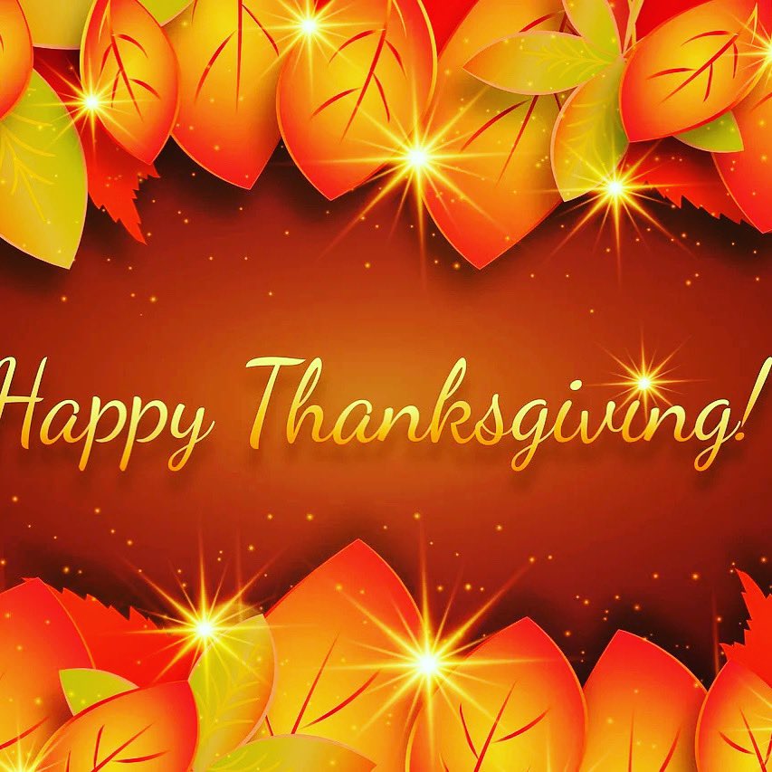 Happy Thanksgiving to all!! Be safe...