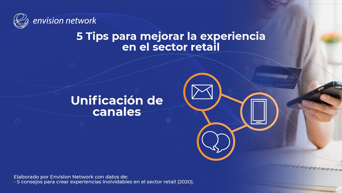 smart_envision's tweet photo. En el sector #Retail, lo principal es crear una experiencia inolvidable para el cliente, te presentamos 5 tips que te ayudarán a lograrlo
Conoce nuestra infografía completa y toda la información en el siguiente enlace
👉https://t.co/Vc1VjgDv9w
#EnvisionNetwork https://t.co/oUMnVTENtf