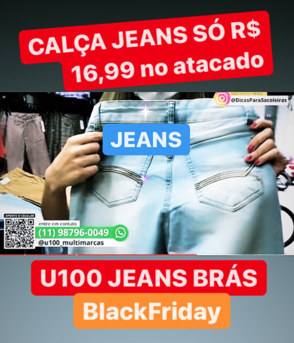 u100 atacadista de jeans