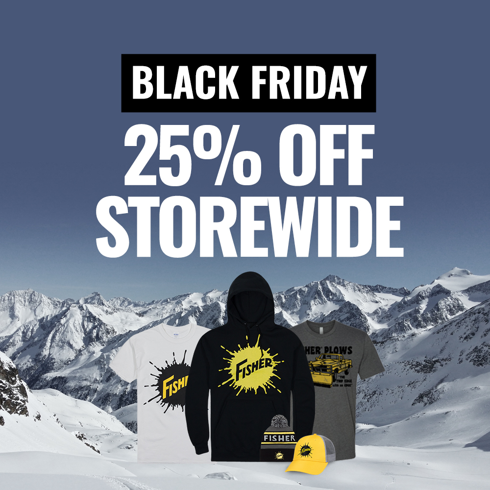You don't have to leave the house for a #BlackFriday deal on your favorite FISHER gear.

👉  fishermerchandise.com