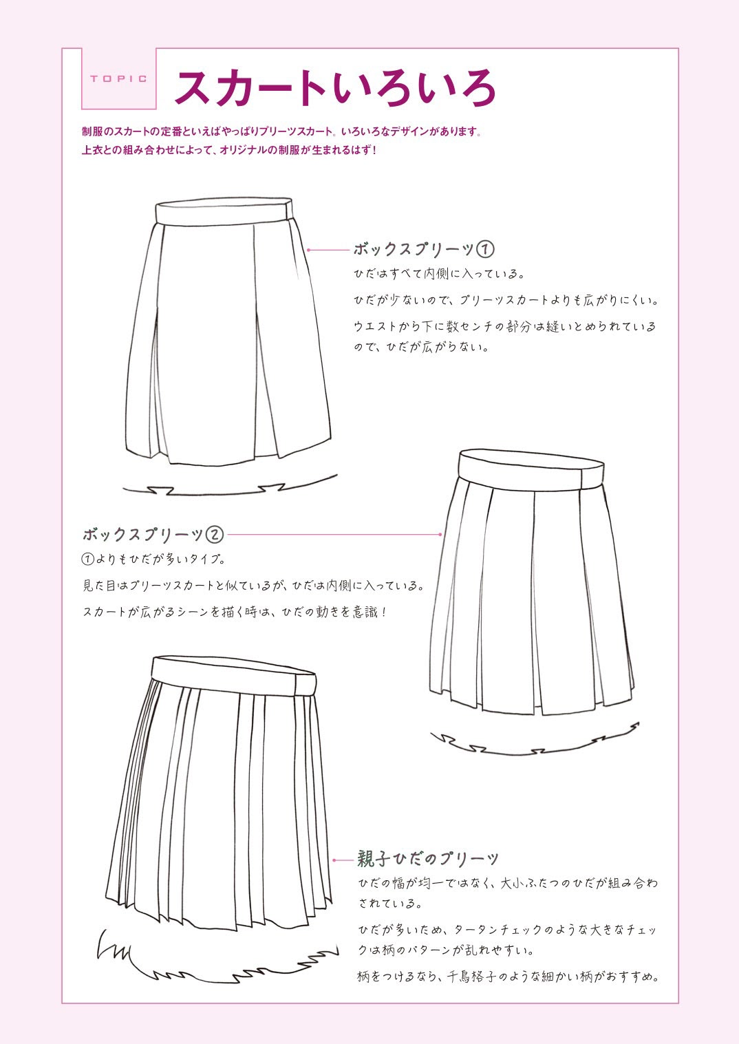O Xrhsths 玄光社 超描けるシリーズ Sto Twitter 超描ネタ帳 女子の制服のスカート の種類には色々なバリエーションがあります 制服のデザインの際には 上衣単体だけではなく スカートとの組み合わせで考えていきましょう 制服と学校生活のポーズのいろいろ O Xrhsths 玄光社 超描けるシリーズ Sto Twitter 超描ネタ帳 女子の制服のスカート の種類には色々なバリエーションがあります 制服のデザインの際には 上衣単体だけではなく スカートとの組み合わせで考えていきましょう 制服と学校生活のポーズのいろいろ