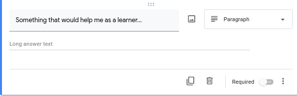 XanWoods's tweet photo. Why do we always wait until the end of the course to get feedback? Looking for suggestions for what else I should include? #week1 #courseeval #HHS4U @Ahpotts @WhiteRoomRadio https://t.co/fpSx74w1bq