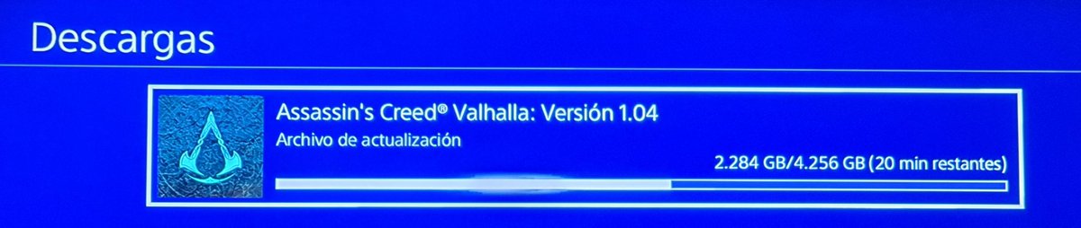 aemm78's tweet image. @PSPlusES #psp4 @Ubisoft @UbisoftLatam la actualización que sacaron para #assessins #valhalla 3 veces a caído a error.