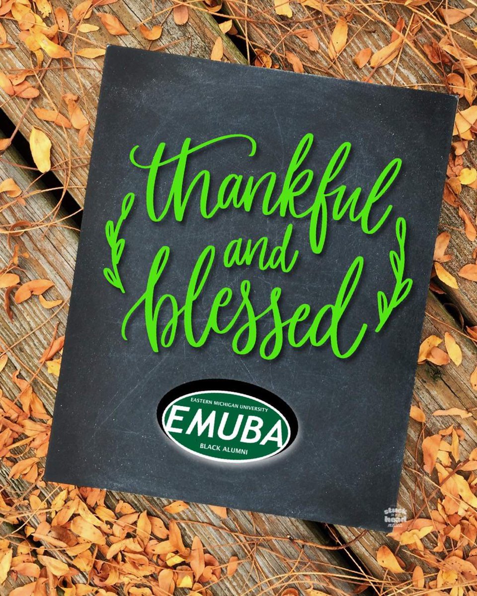 EMUBlackAlumni's tweet image. Thankful for you. 💚🤍🖤 #TruEMU #EMUBA