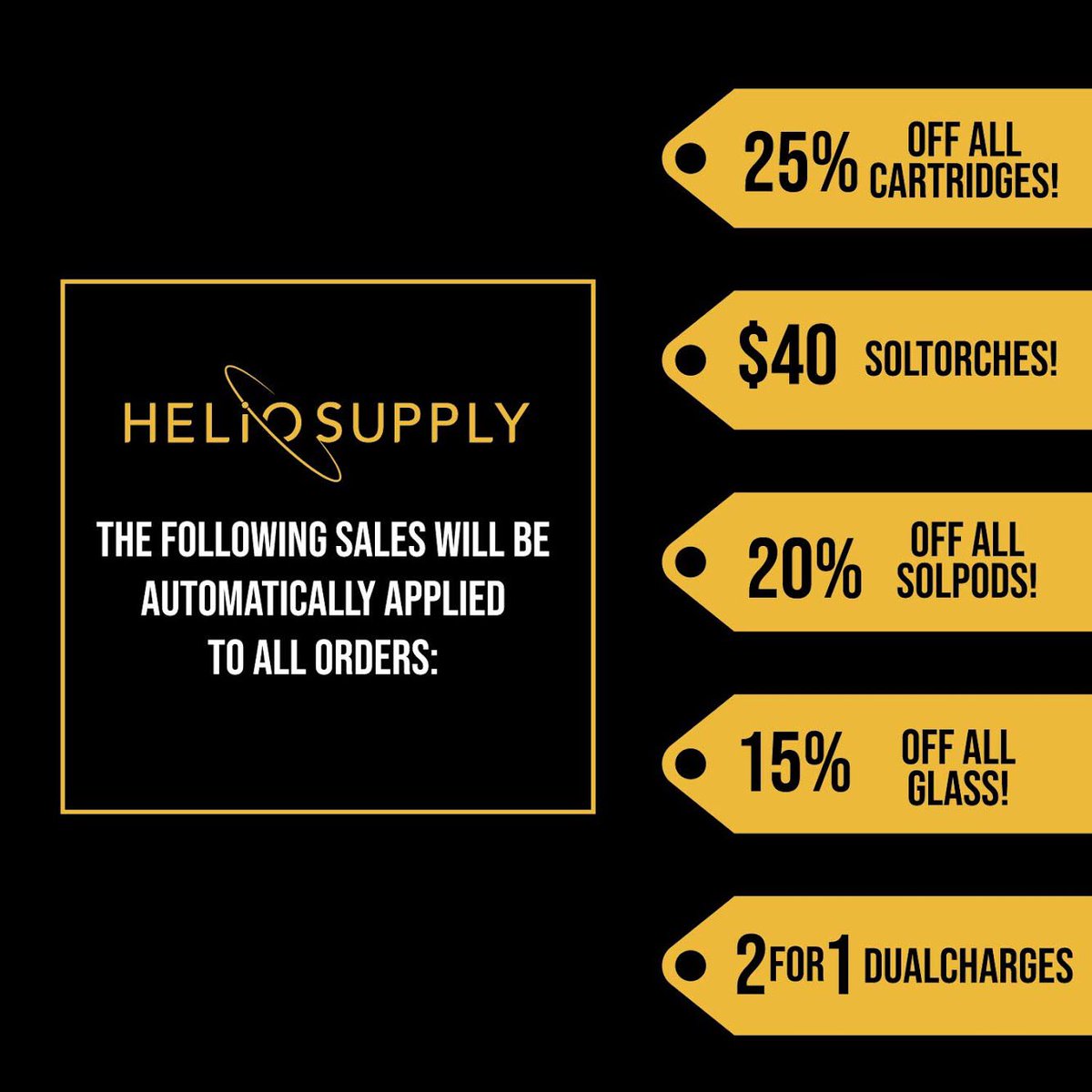 Happy Thanksgiving Helio Fam! We are having a big sale from Black Friday through January 2nd to show our community how much we appreciate you. All discounts are automatically applied and ready to go so there’s no reason to memorize discount codes, you’re all taken care of.