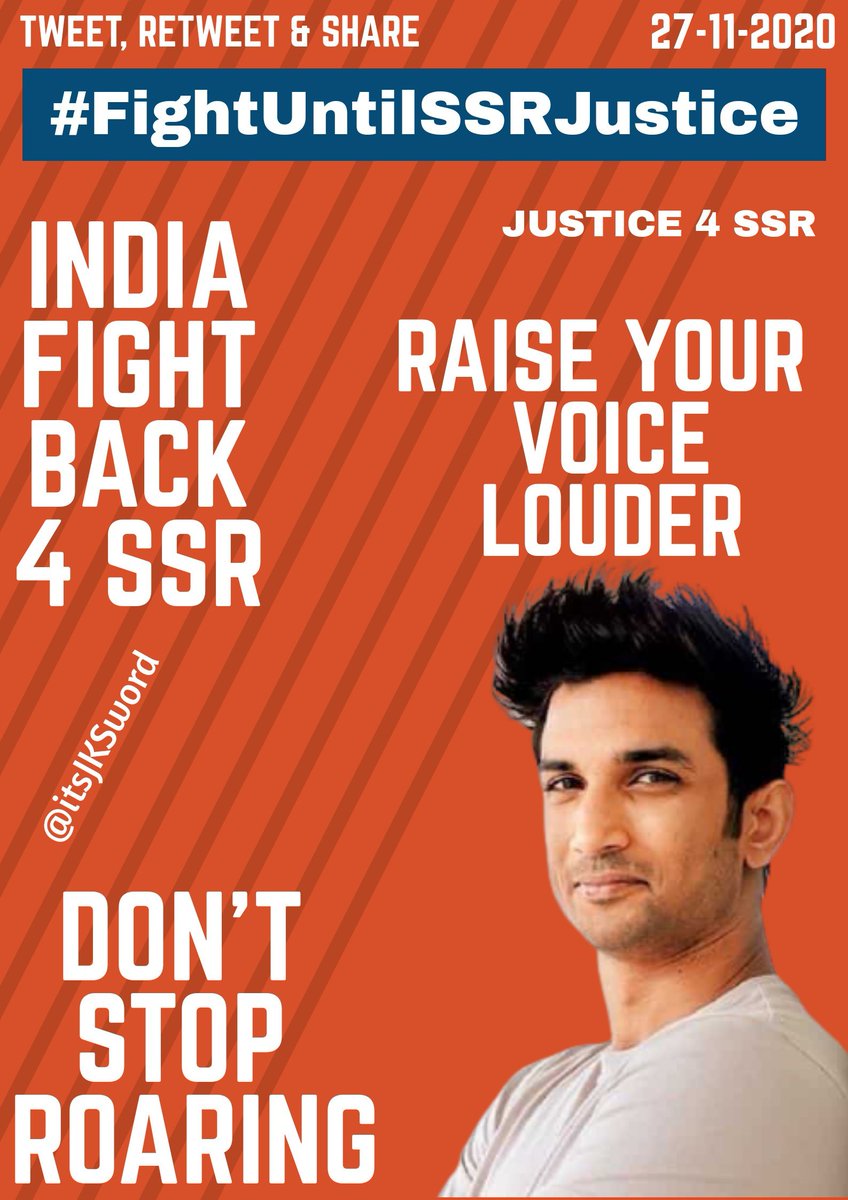 HINDUSANSKRITI3's tweet photo. Tweet_1
Cbi r u sleeping. Plz get up from deep sleep
#FightUntilSSRJustice https://t.co/fktuY3N6kr