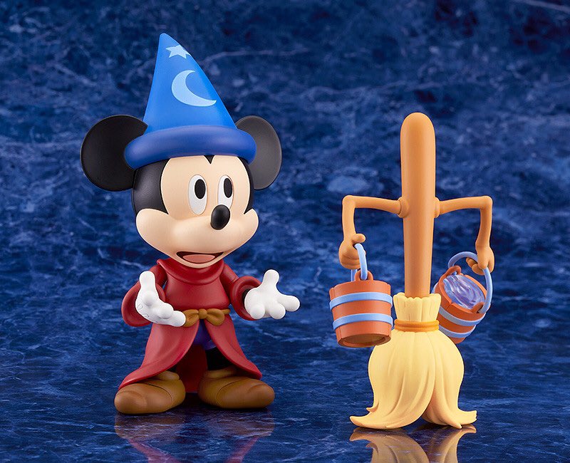 カホタン グッスマのすみっこ ご予約受付中 ねんどろいど ミッキーマウス Fantasia Ver ディズニー Disney ファンタジア ミッキー Goodsmile ねんどろいど ほうき バケツ 劇中シーンをイメージした 専用