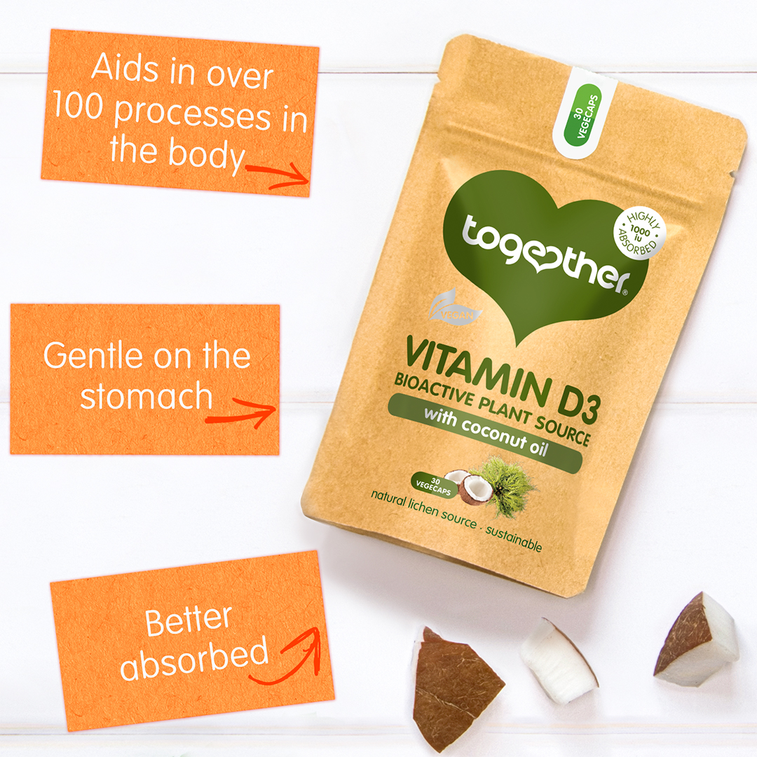 Together’s #VitaminD is made with nutritional yeast &amp; includes natural metabolites, essential for Vitamin D absorption.

This makes it gentle on the stomach, whilst helping to deliver it to all the right places! 

Learn more &amp; read verified reviews ⭐️ 

togetherhealth.co.uk/collections/su…