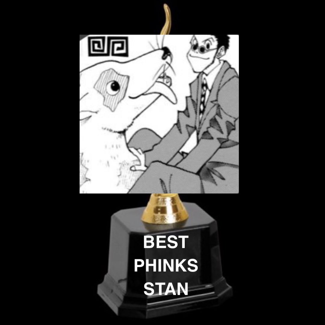 2020HXHAWARDS's tweet photo. THE AWARD FOR BEST PHINKS STAN GOES TOOO
-
-
-
-
-
@catboy4himbo !! congratulations !! https://t.co/K40vQDXI1g