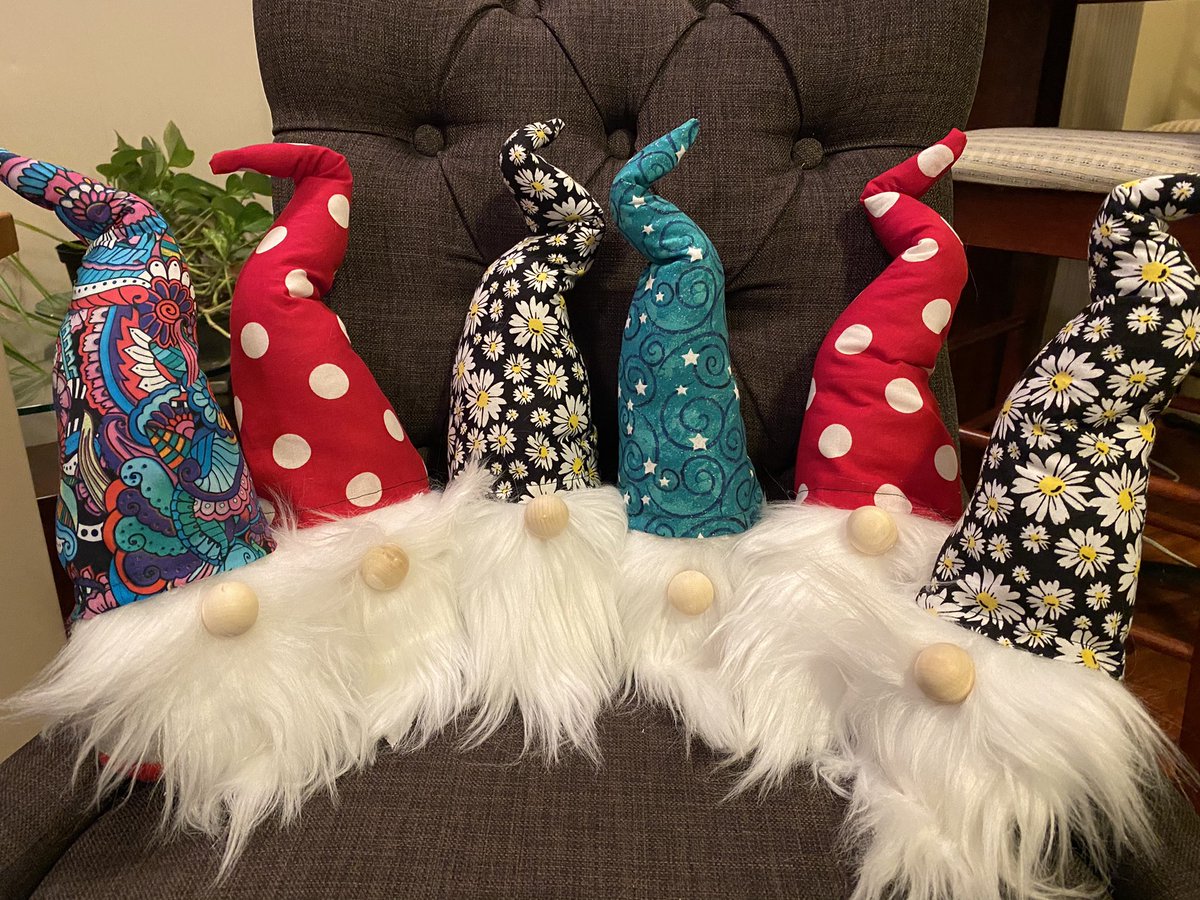 MrsEnglishManns's tweet photo. Stargirl fabric related gnomes for the winners of the Stargirl Halloween Contest. The kids are going to be so excited on Monday. @JerrySpinelli1 Thank you for inspiring my students. #midlakespride #Stargirl #gnomes #tlap https://t.co/65eCRhg9sr