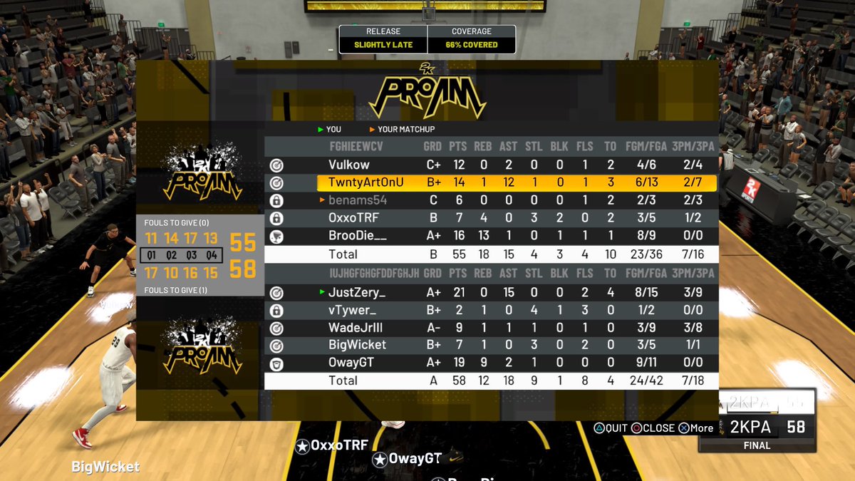 Dernière journée de @FBL_2K avec une victoire 2-0 vs @BballAsgard bien jouer à eux ! 

Bilan : 8-4