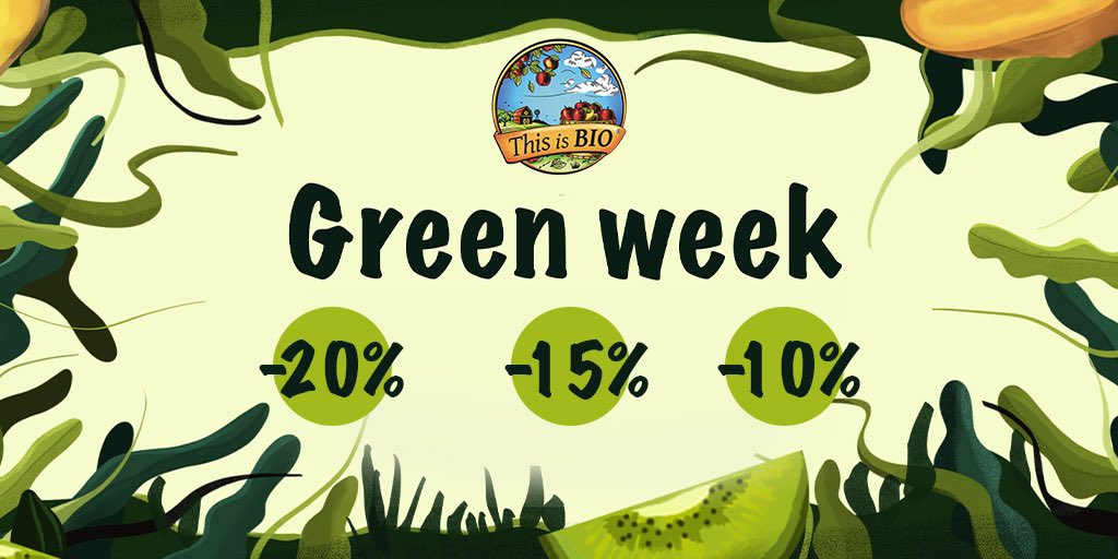 ThisIsBioTiB's tweet photo. 🟢Green Week! 
🟢👉 https://t.co/LHKaK2WLRt
🟢🍏🥦🥬🫑🍐🥒🥑🍏 https://t.co/ZrUws1XBKY