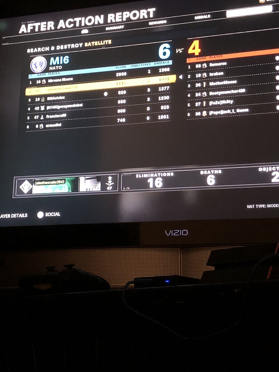 Jacob13116145's tweet photo. 16-6 I love search and destroy 😤 I need a squad fr fr I’m all ready to go tournaments n shit https://t.co/SLpaAQaqO6