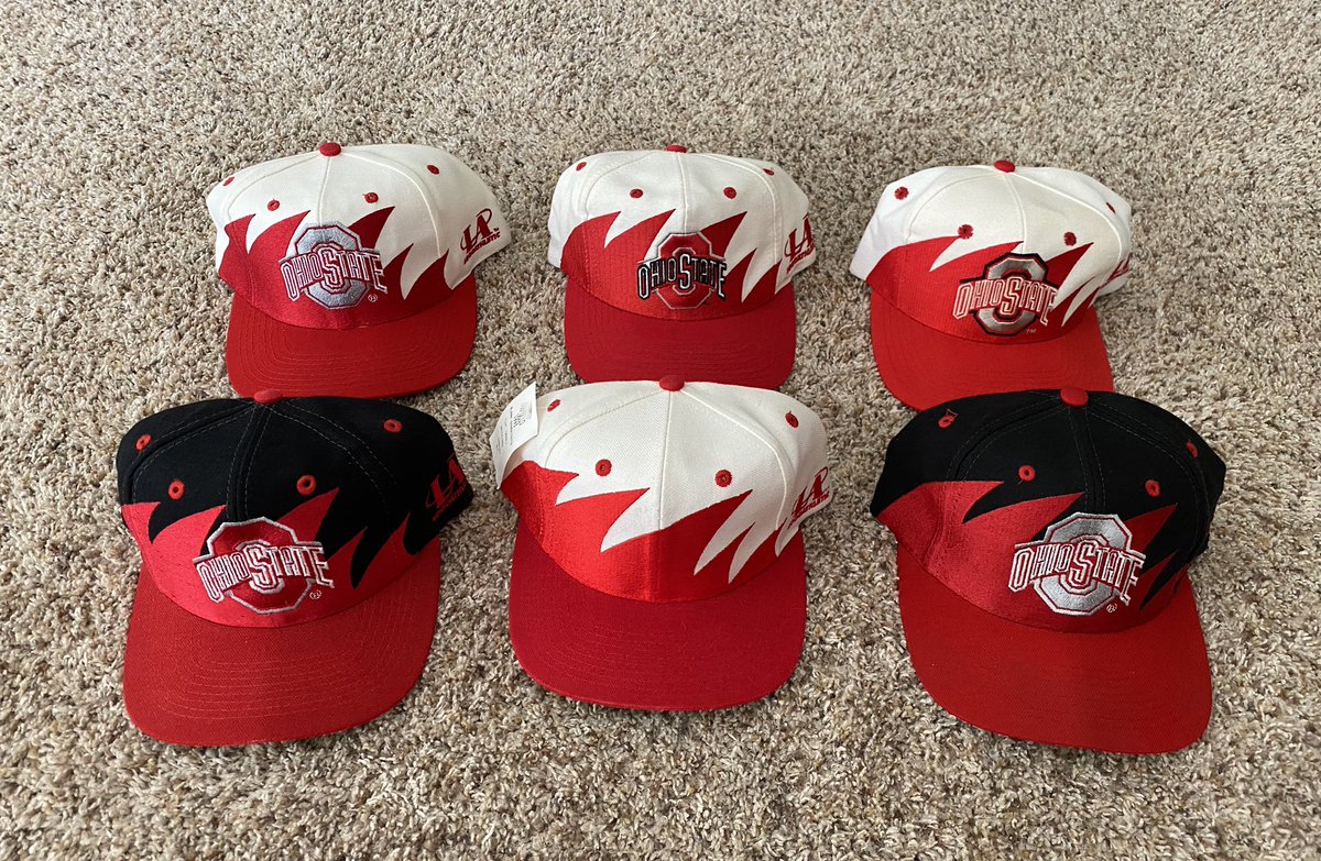 Ohio State Logo Athletic Sharktooth Collection #ohiostate #ohiostatefootball #ohiostatebuckeyes #gobucks #buckeyes #logoathletic #wwvse #sportsspecialties #thegamebiglogo #starterhat https://t.co/tE6jEJlpqM