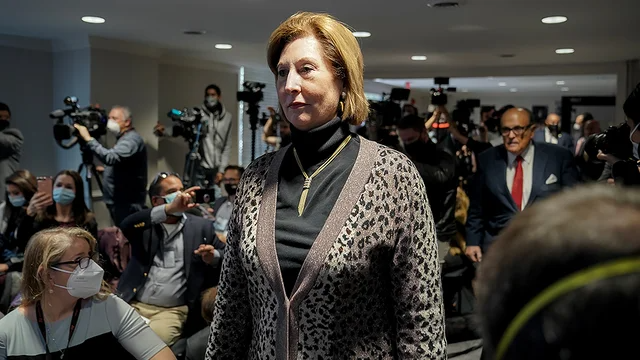 thehill's tweet image. Ex-Trump lawyer Sidney Powell files typo-filled lawsuits in Michigan, Georgia alleging election fraud hill.cm/wA6pME8