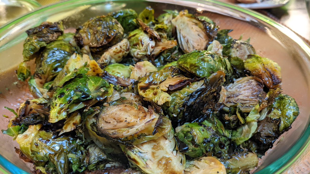 Happy Thanksgiving, everyone!Enjoy some roasted, grilled, glazed or whatever style Brussels Sprouts you want! They're delicious. 