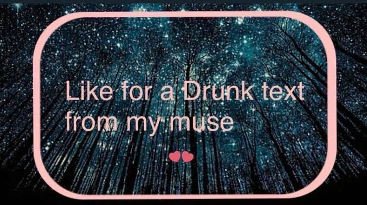 ☆ ⎬ sue me buut

a drinking writer = can totally fake drunk texts~! :3
⠀