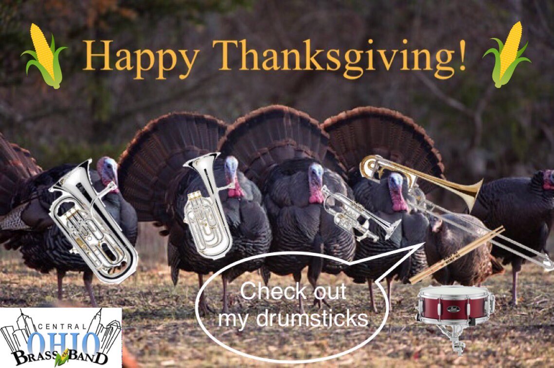 We hope you are all finding some joy on this day of gratitude and remembrance. Stay safe and healthy, and we’ll see you soon! 🦃🍽🍁
#thanksgiving2020 #thanksgiving #brassband