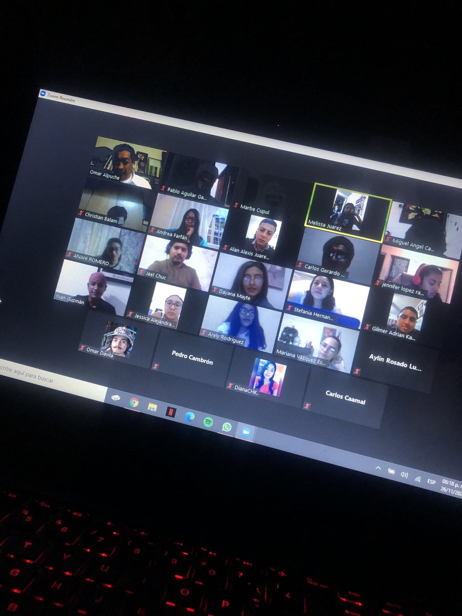 Otro día más en #ClaseVirtual de #PatrimonioTuristico para fijar objetivos y seguir planeando sobre  nuestro evento con el profesor <a href="/omaralpuche/">omar alpuche leal</a> #CierreSemanalDeAvance1