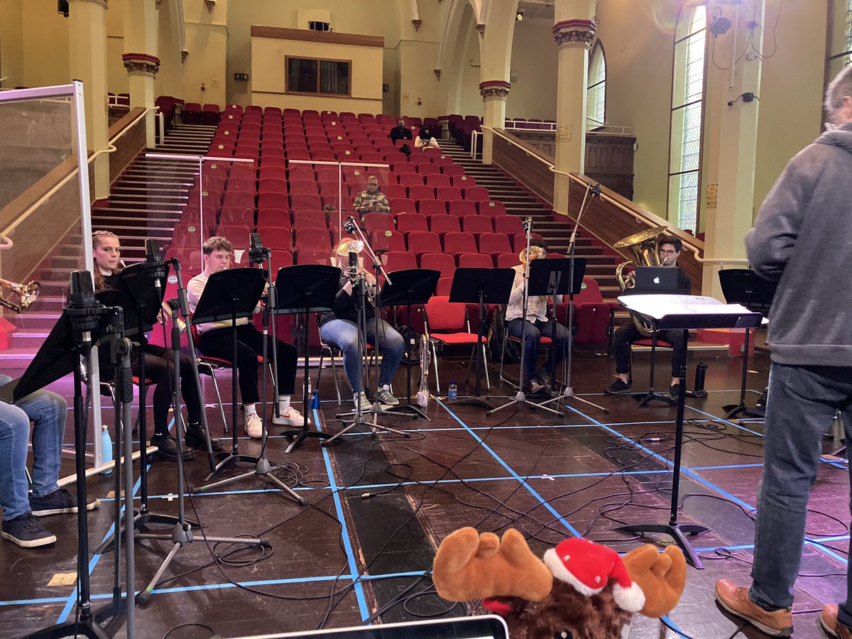 bourbizzle's tweet image. Today’s office- in St Pauls at @HuddersfieldUni recording a Christmas concert to be streamed in partnership with Kirklees council
