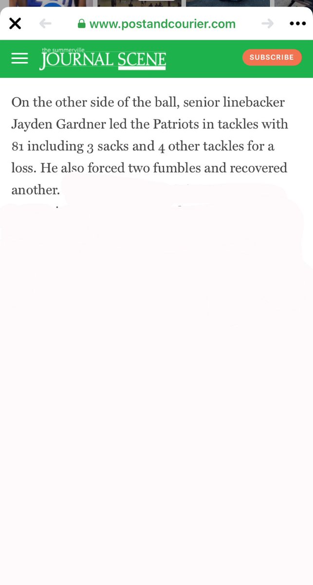 2x tackle leader at fort Dorchester ❗️