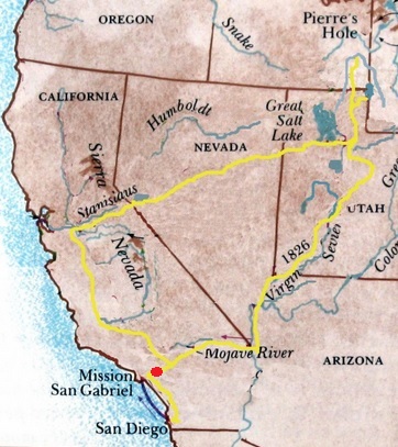 Jedediah Smith and his team (18 men, including at least two slaves, and 28 horses) left Salt Lake City in Aug 1826. They entered what's now Nevada near what's now Bunkerville.
On Nov 26, 1826, they camped at Mud Springs, which would become San Dimas, CA. https://t.co/ipt2UaHtHa https://t.co/tZ0OAu8T6d