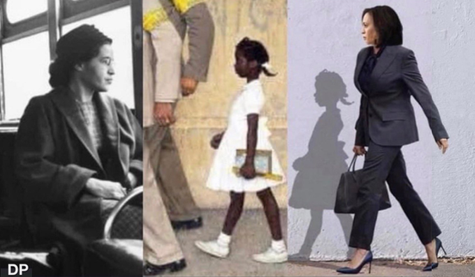 tomiahonen's tweet photo. Rosa sat, 
so Ruby could walk, 
so Kamala could run https://t.co/JUihbK7hiW