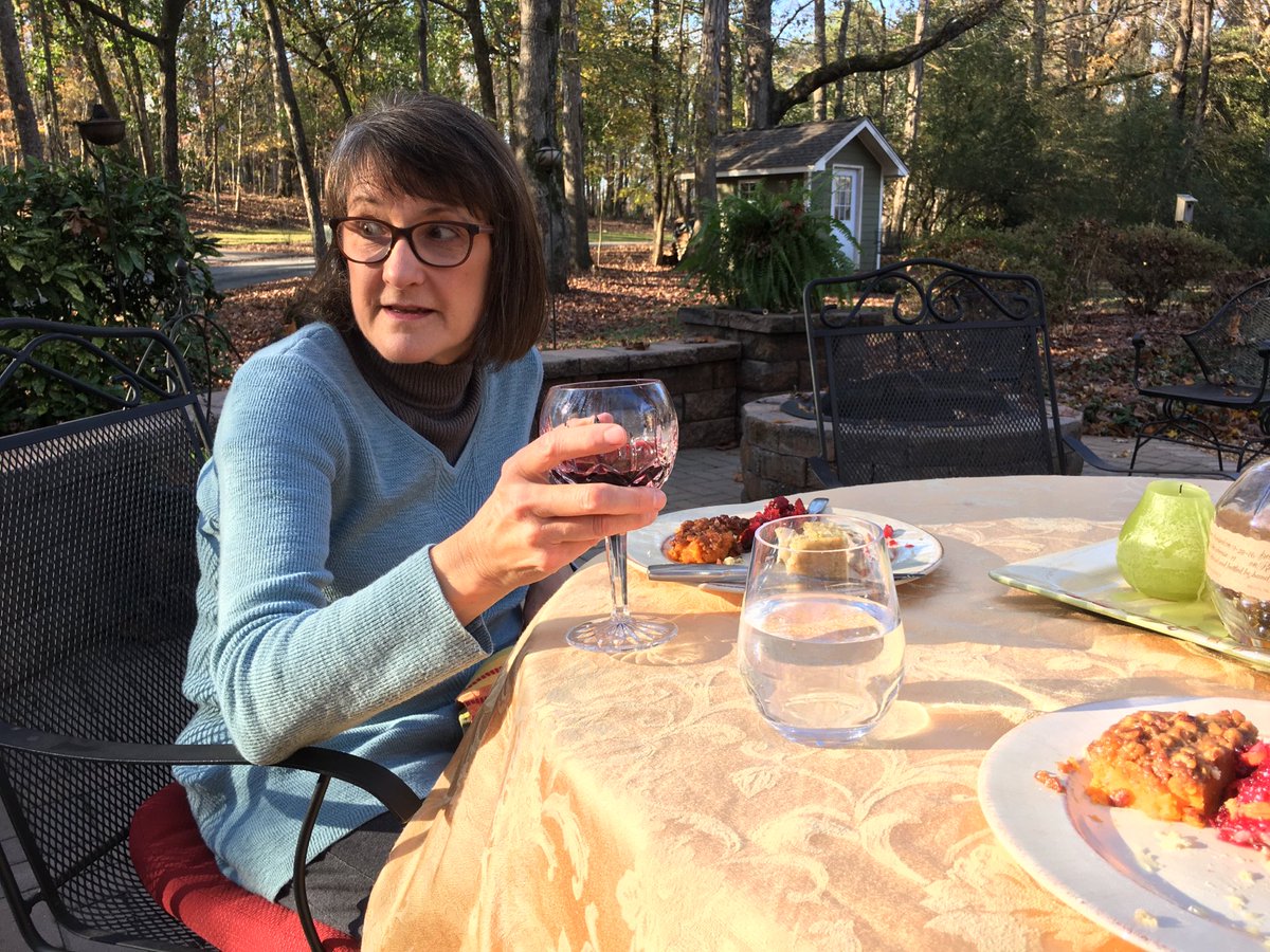 BergstromBio's tweet photo. Thanksgiving 2020: being good so 2021 will be better. Morning ride in PTC. Dinner out in the fabulous weather. Stay safe, all! https://t.co/i873EDr7wC