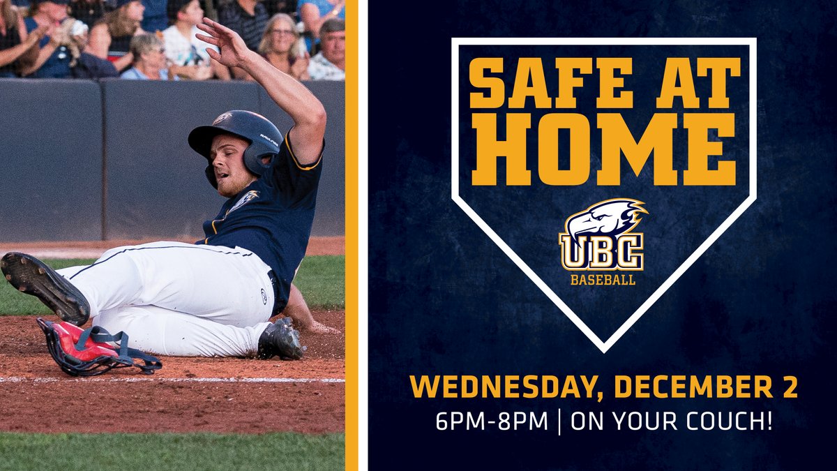 ubc_baseball's tweet image. Less than 1⃣ week until our virtual fundraiser SAFE AT HOME!

Auction items are filling up with the bidding starting this Sunday, Nov 29 at 9:00am - check it out here: bit.ly/thunderbid2020

Tickets for our fundraiser available here 🎟️ bit.ly/3naELdQ