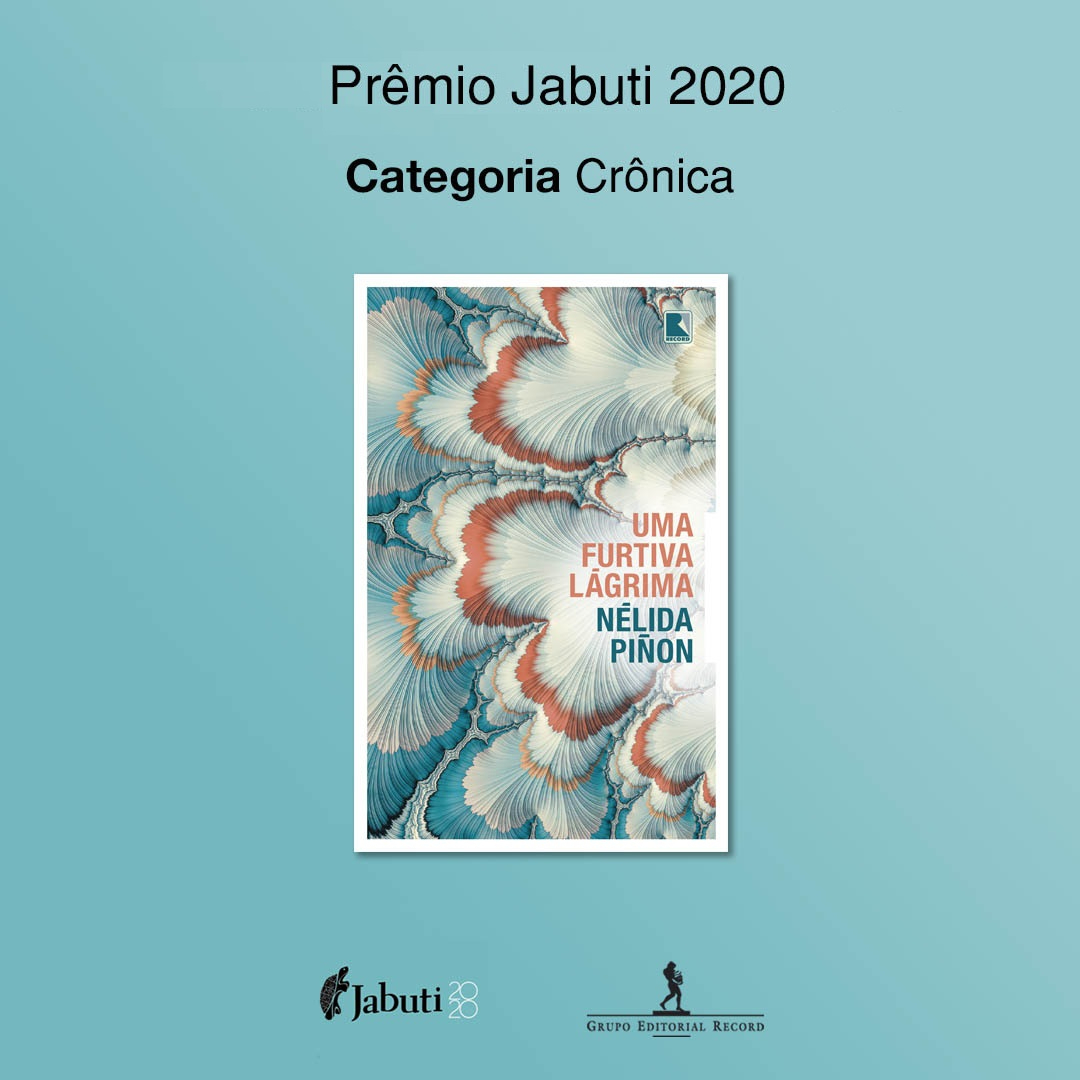 editorarecord's tweet photo. Com enorme orgulho, mostramos a vocês o livro ganhador da Categoria Crônica do Jabuti 2020. "Uma furtiva lágrima", de Nélida Piñon, um dos maiores nomes da literatura nacional, foi o grande vencedor da categoria.
⠀
#Jabuti #crônica #NelidaPinon #edRecord #vencedorJabuti2020 https://t.co/g3sN2b9Lw5