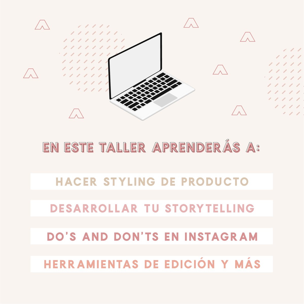 CascarStudio's tweet photo. ¡#InstaProjectWorkshop está de vuelta por última vez este año! 🙌🏼💖  Aprende todas las herramientas necesarias para impulsar tu proyecto y negocio en Instagram.
¡Queremos verte crecer! 🤩 Conoce más e inscríbete haciendo clic aquí: https://t.co/4ixJBstEjo ✨ https://t.co/21HuSVi85F