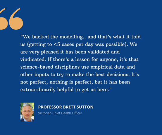 It was a challenging time for the team, who continued to stand by the science.