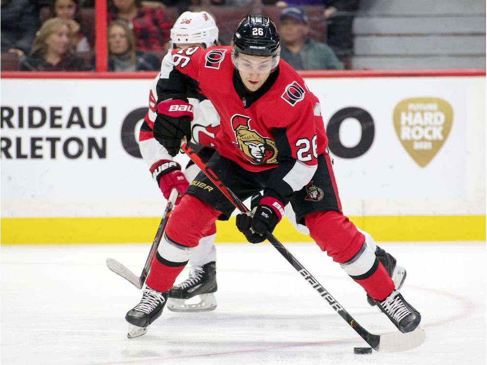 GARRIOCH Senators' defenceman Erik Brannstrom enjoying the chance to play overseas