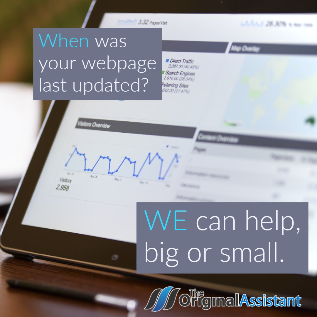 ridgeleap's tweet photo. When was your website last updated for content or security?
The Original Assistant can Help
#websites #yyctech #yycliving #yycnow #security #website #success #originalassistant #yyc #ab #supportlocal https://t.co/aDml12zLCR
