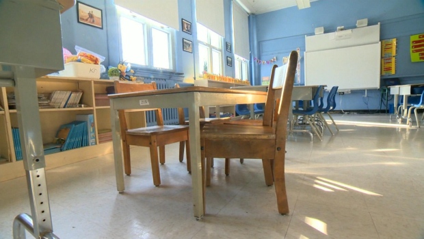 CP24's tweet photo. Students advised to bundle up as TDSB keeps windows open to prevent COVID-19 spread https://t.co/Q68OHbCTnn https://t.co/ItKKMY4UBK