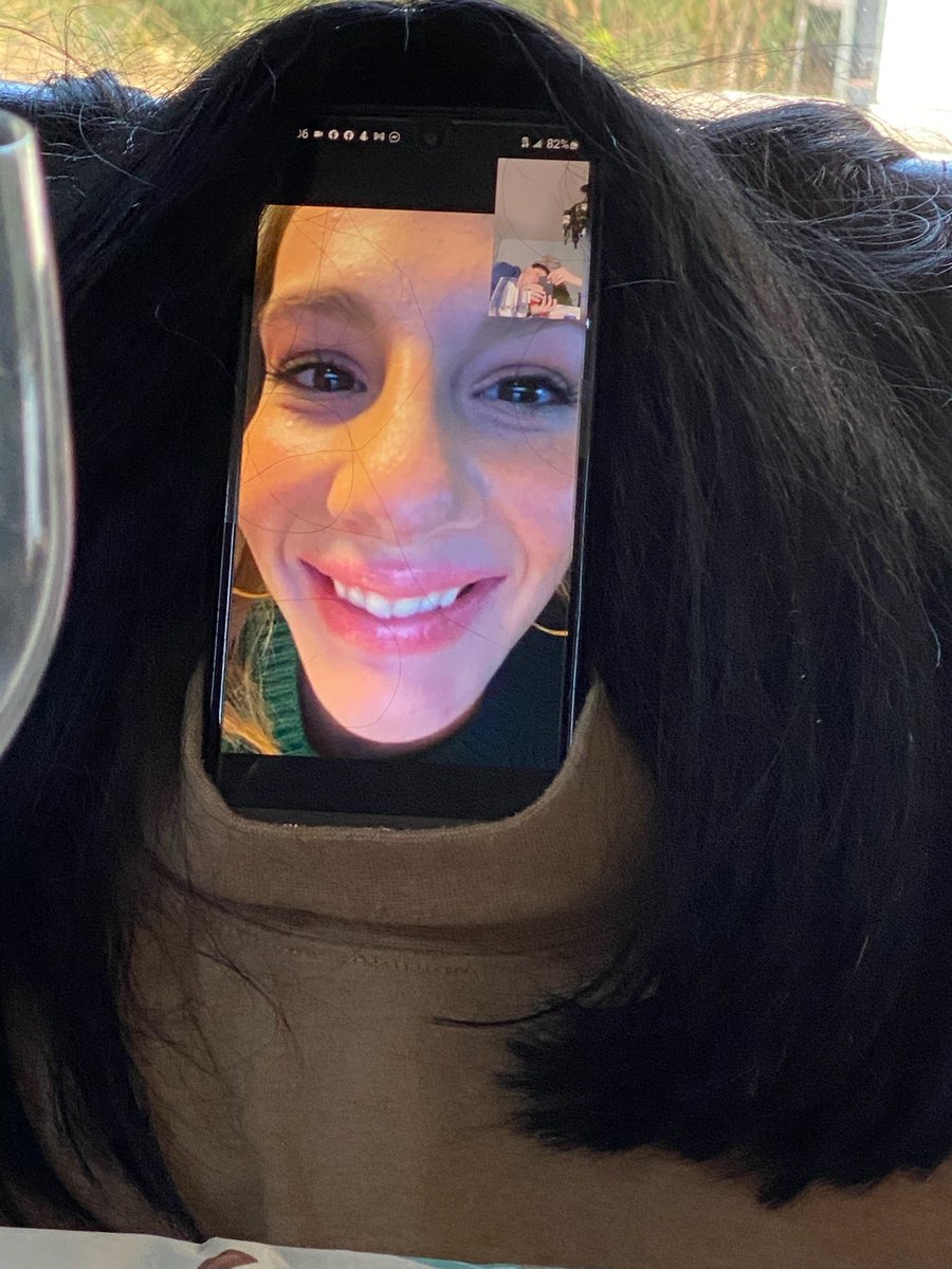 _emludo's tweet photo. Lmao my mom dressed her phone so I looked like a person while FaceTiming today 😅😅😅 happy thanksgiving ❤️❤️ https://t.co/qiVg7lAbj8