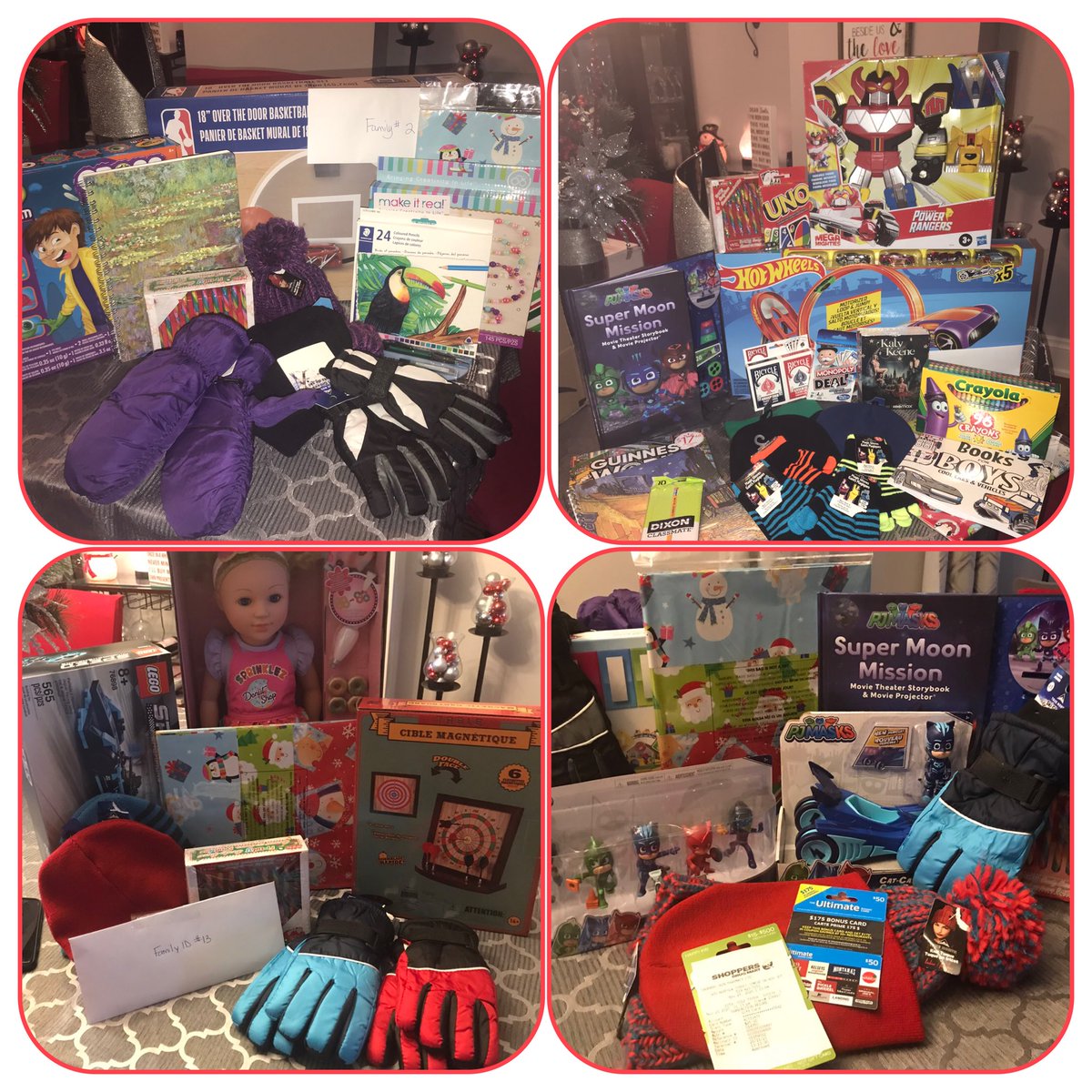 Thank you Metro Ops team Bico teams 1, 6 and 7. Our Family adoption gift boxes are packed and ready to be delivered. We will be making 4 families in need smile a little bit brighter this holiday season. <a href="/John_Metti/">John Metti</a> <a href="/HanTran_TD/">Han Tran</a> <a href="/AKRBell/">Amanda Bell</a> <a href="/MKavoosi/">Maryan Kavoosi</a> <a href="/KathyGennaro_TD/">Kathy Gennaro</a>