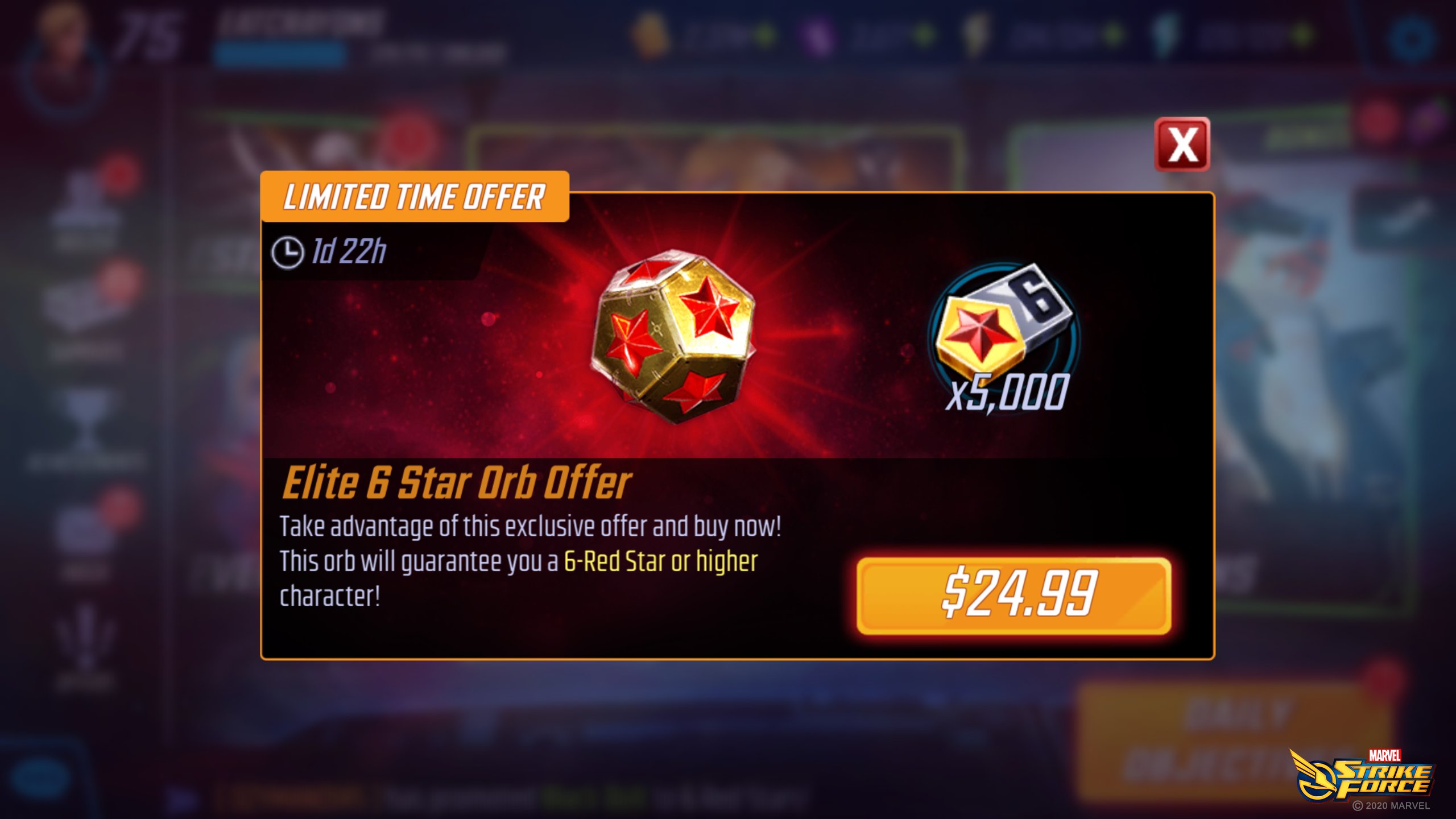 Foresee nødvendig performer MARVEL Strike Force on Twitter: "Elite 6 Star Orb offer is up!  https://t.co/ESvVsGBJ7h" / Twitter