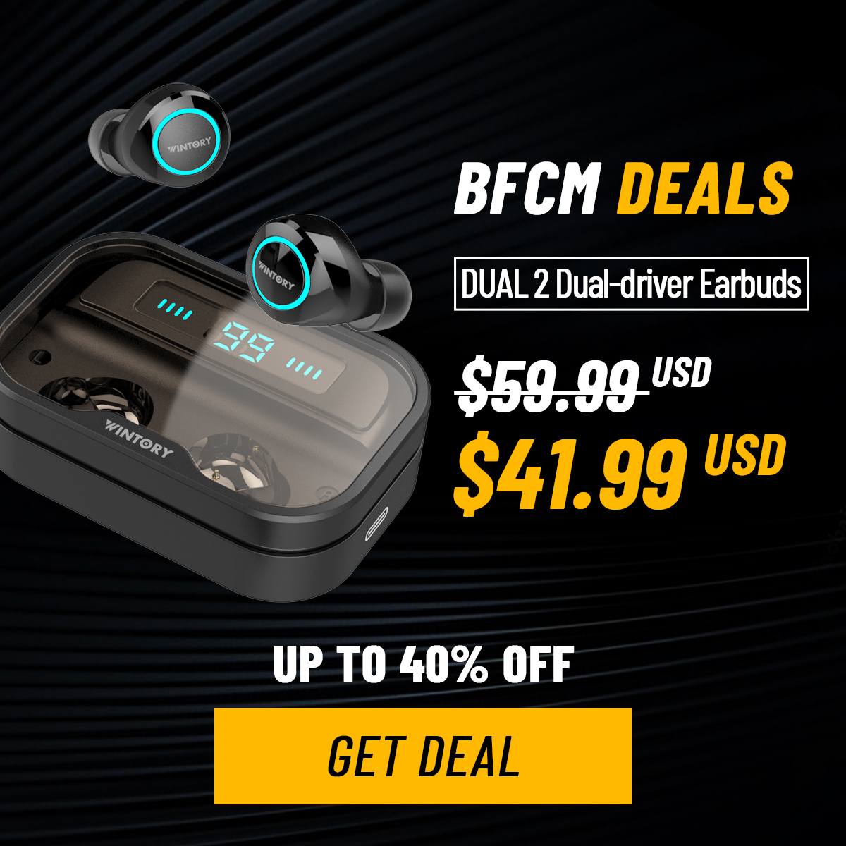 WintoryOfficial's tweet photo. #blackfriday Super Deals Up To 40% OFF🔥🔥
Take and Look Around Pick a Wireless Earbuds as Gift🎁
SHOP NOW🛒👉https://t.co/DOKsIVBB6v https://t.co/2lViAJkw8Q
